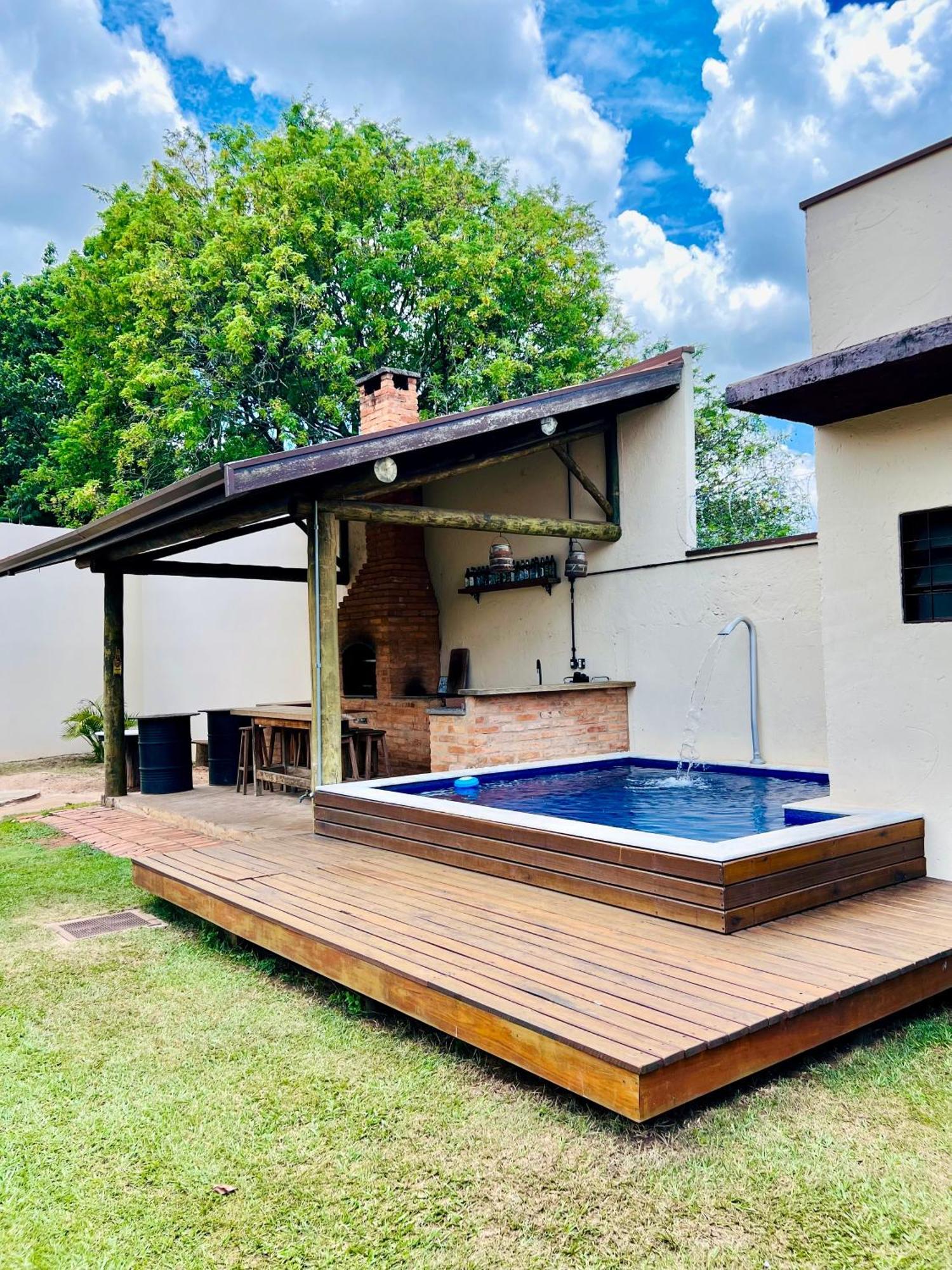 Espaco Ranchao Com Piscina Em Sao Pedro - Sp מראה חיצוני תמונה